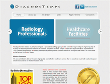 Tablet Screenshot of diagnostemps.com
